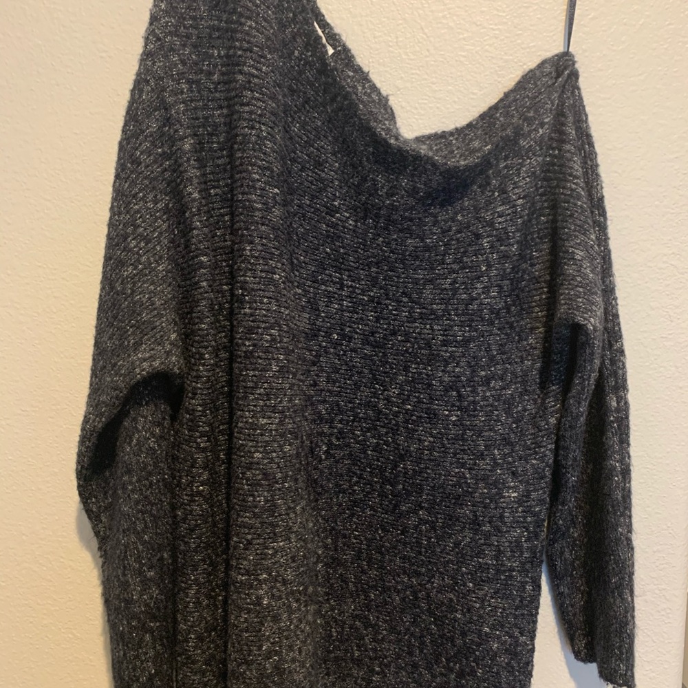 Off the shoulder warm sweater